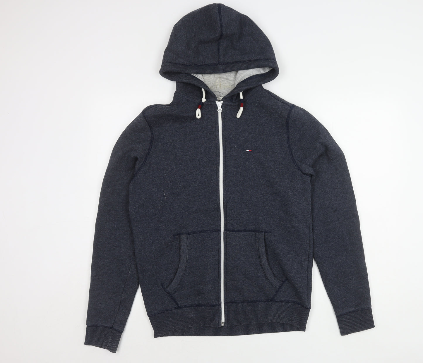 Hilfiger Denim Men's Blue Hooded Jacket Size M