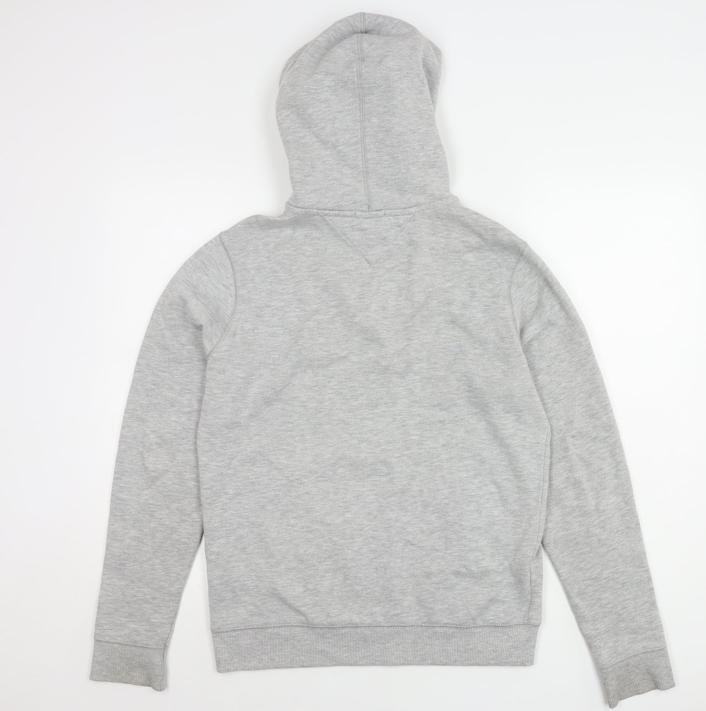 Tommy Hilfiger Men's Grey Mid-Length Hooded Jacket