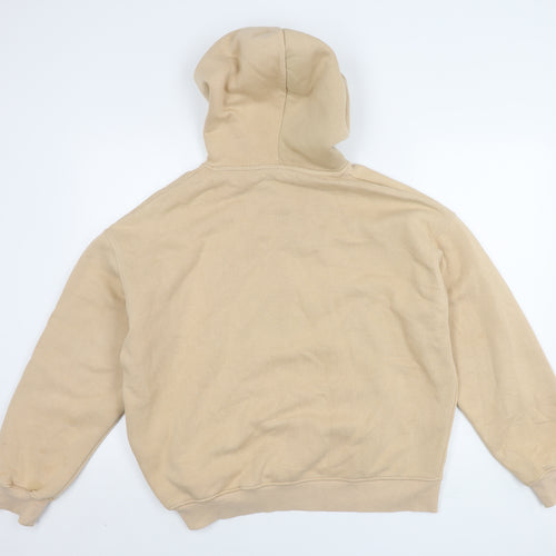 Bershka Unisex Beige SpongeBob Pullover Hoodie Size 12
