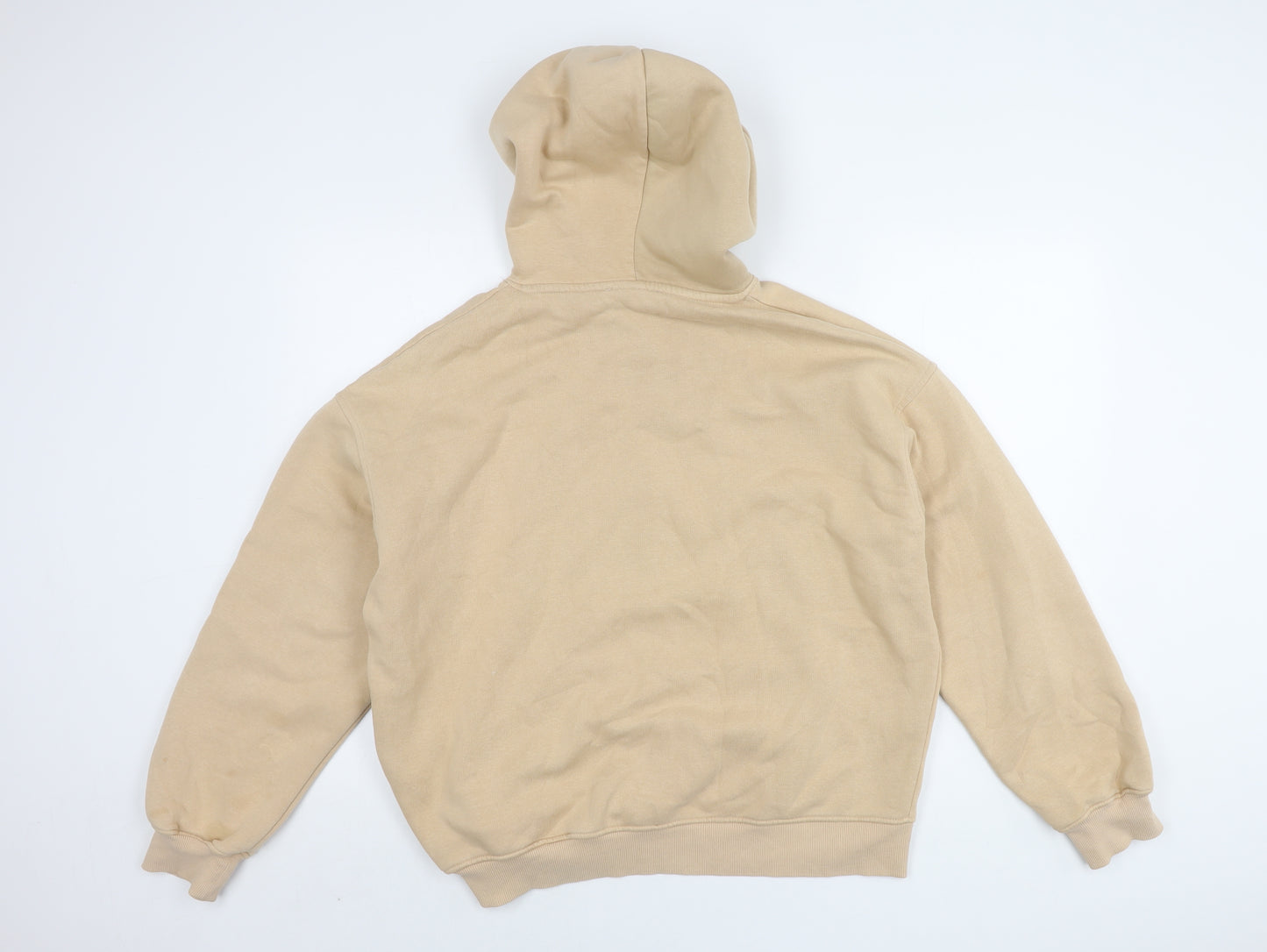 Bershka Unisex Beige SpongeBob Pullover Hoodie Size 12