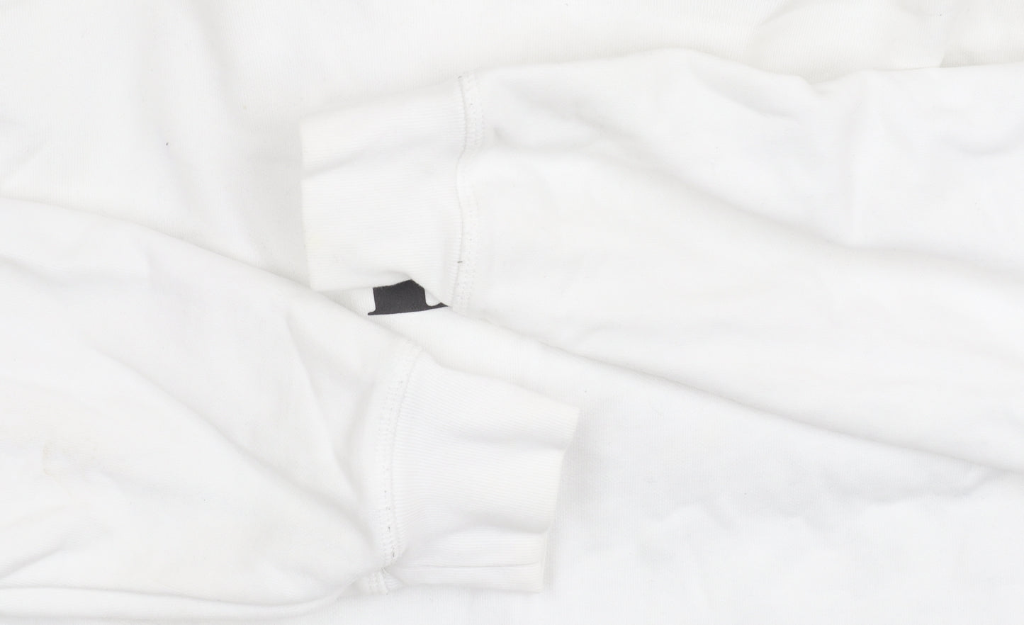 Levi's Men's White Hoodie M - Logo, Drawstring, Cotton
