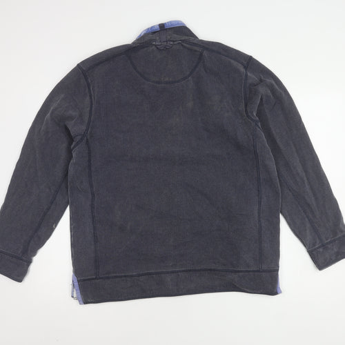 Stone Bay Men's Blue 1/4 Zip Pullover Sweatshirt