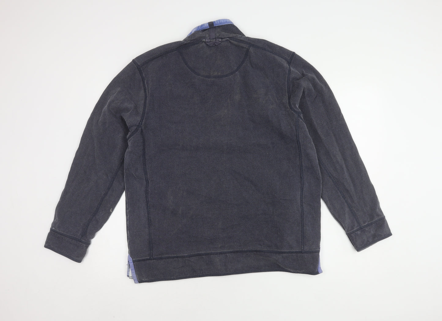 Stone Bay Men's Blue 1/4 Zip Pullover Sweatshirt