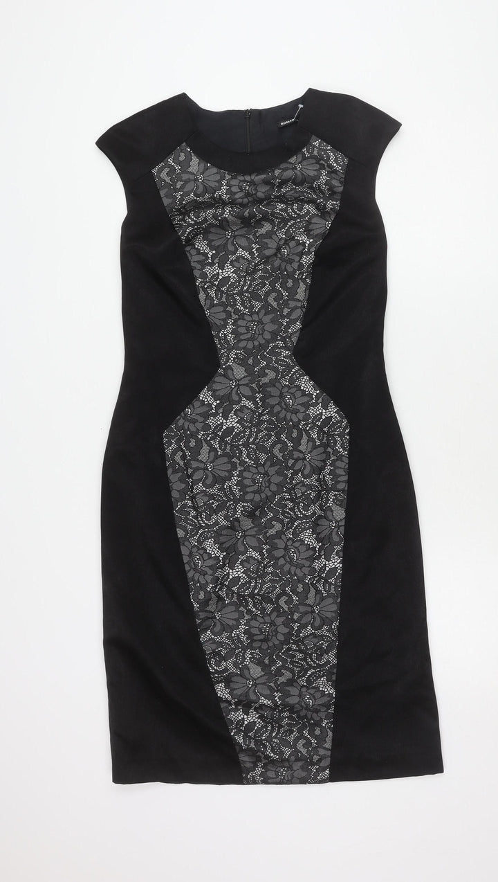 Roman Women's Black Sheath Dress - Size 10