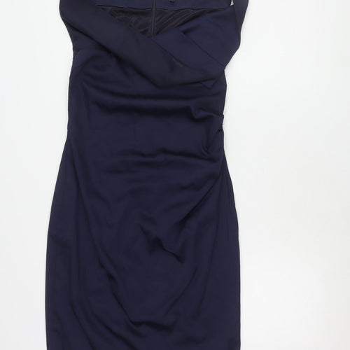 Phase Eight Women's Blue Dress, Size 14, Elegant Fit