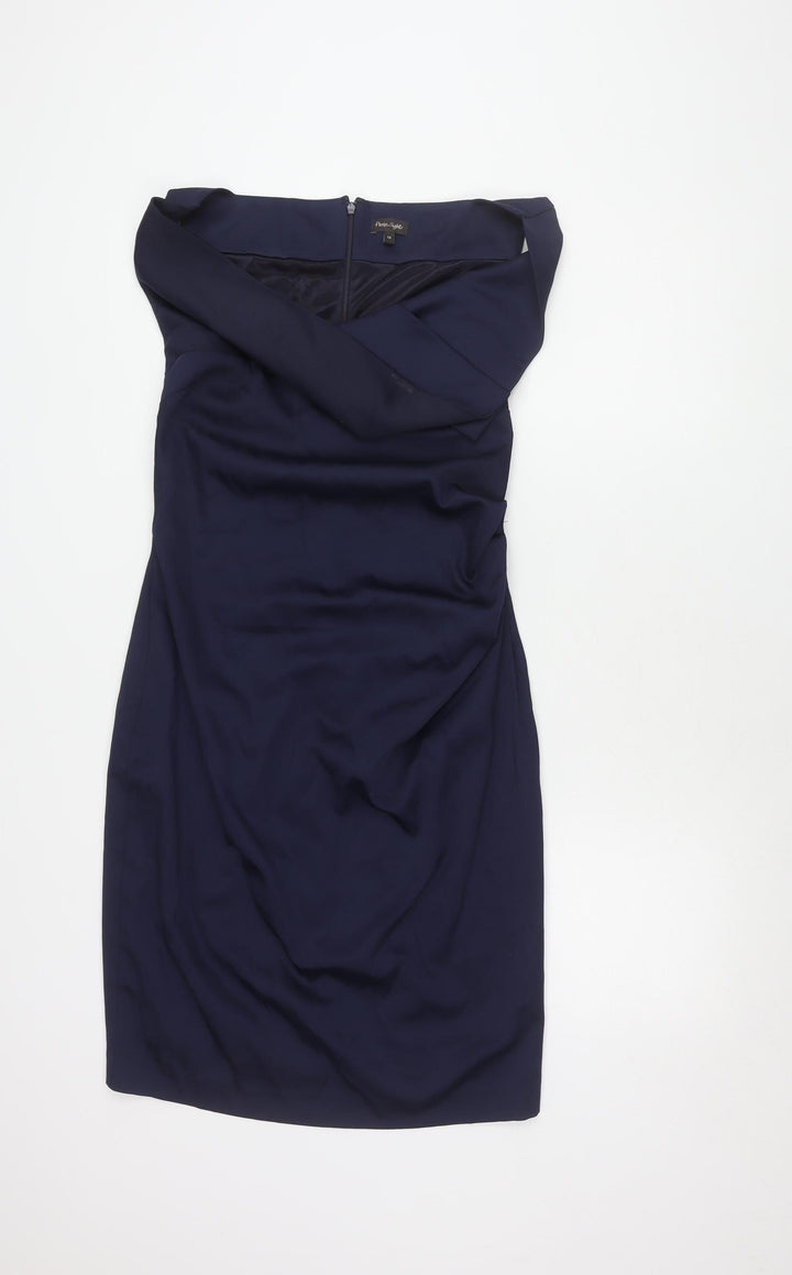 Phase Eight Women's Blue Dress, Size 14, Elegant Fit