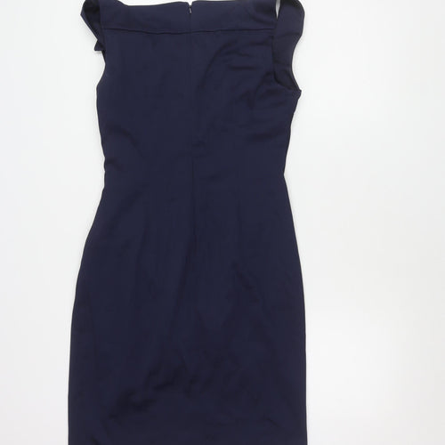 Phase Eight Women's Blue Dress, Size 14, Elegant Fit