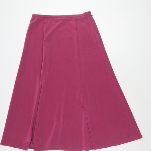 Windsmoor Women's Purple A-Line Midi Skirt Size 14