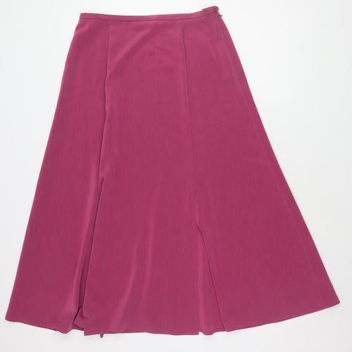 Windsmoor Women's Purple A-Line Midi Skirt Size 14