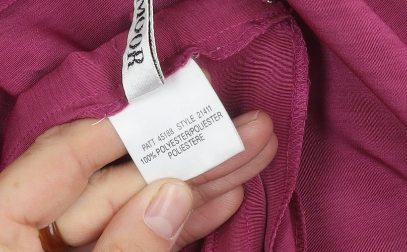 Windsmoor Women's Purple A-Line Midi Skirt Size 14