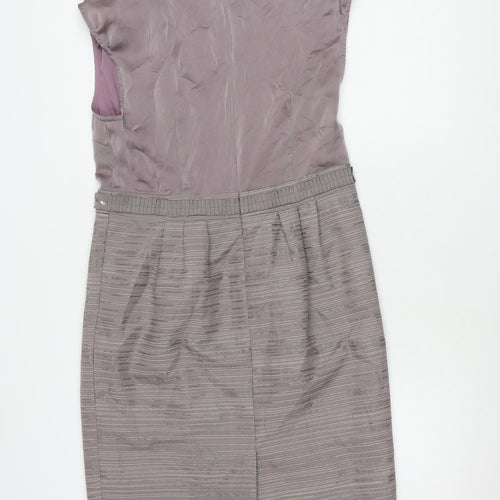 CC Women's Grey Sleeveless Dress Size 12