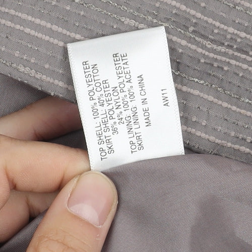 CC Women's Grey Sleeveless Dress Size 12