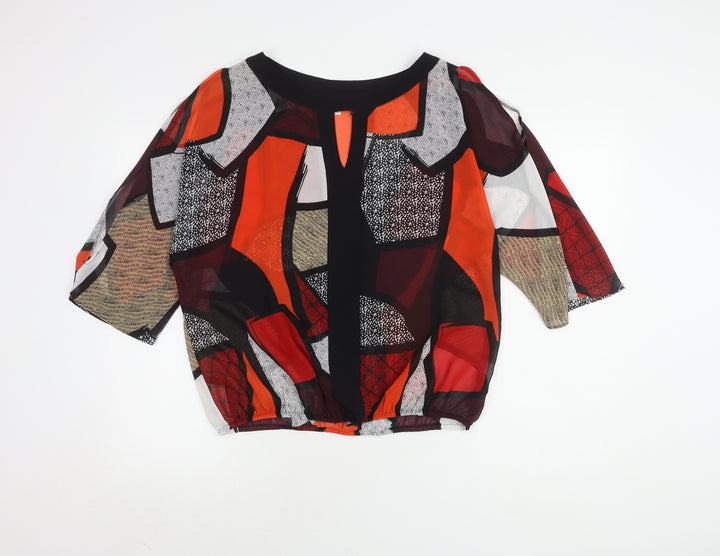 Principles Women's Multicolour Geometric Top