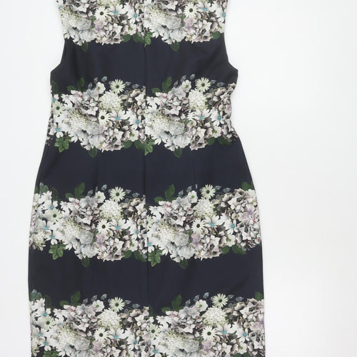 Phase Eight Women's Multicoloured Sheath Dress Size 18