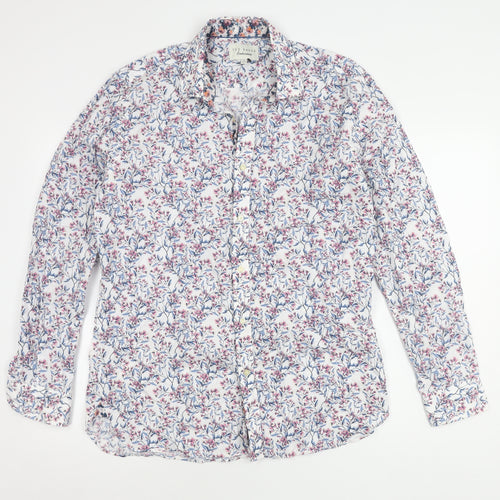 Ted Baker Men's Multicoloured Floral Button-Up Shirt, Size 16