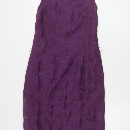 Kaliko Women's Purple Geometric Dress, Size 10