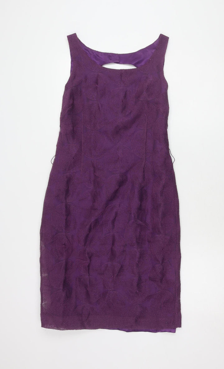Kaliko Women's Purple Geometric Dress, Size 10