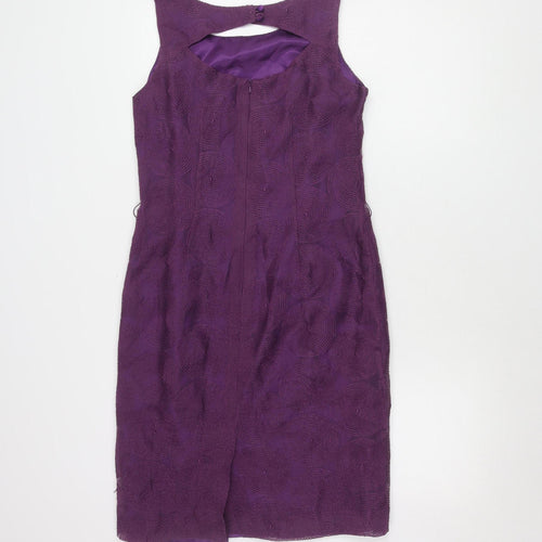 Kaliko Women's Purple Geometric Dress, Size 10