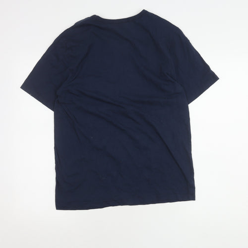 Hugo Boss Men's Blue Crew Neck T-Shirt Size L