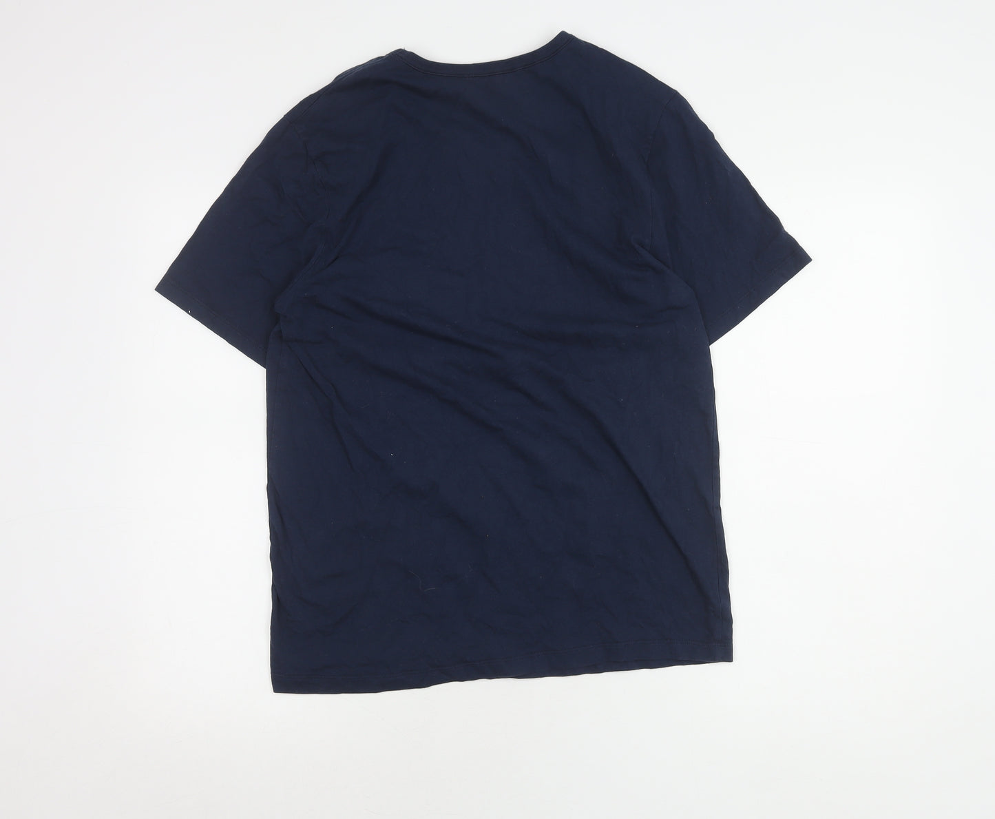 Hugo Boss Men's Blue Crew Neck T-Shirt Size L