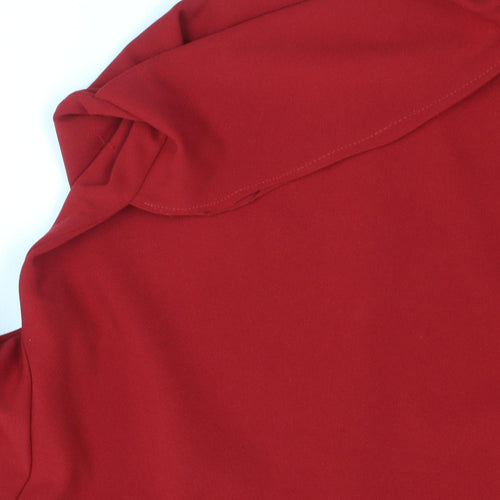 Warehouse Women's Red Shift Dress Size 12