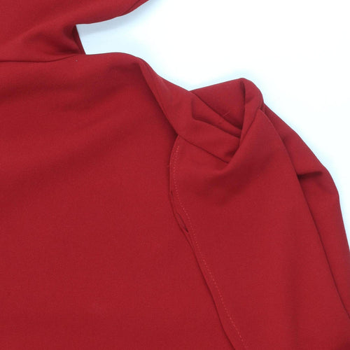 Warehouse Women's Red Shift Dress Size 12