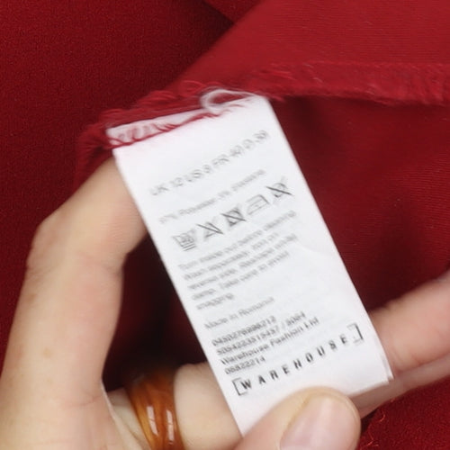 Warehouse Women's Red Shift Dress Size 12