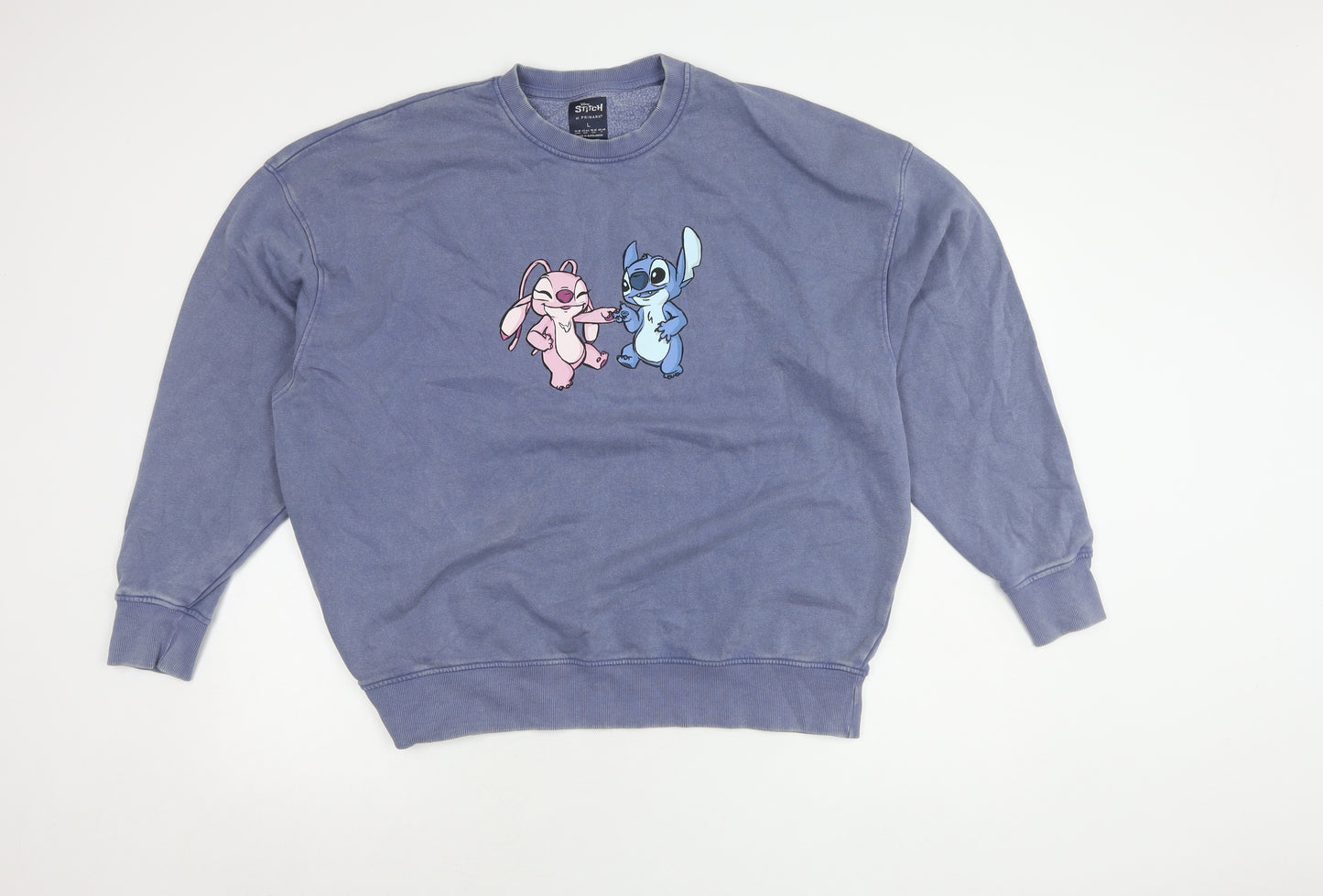 Primark Women's Stitch Blue L Sweatshirt Pullover