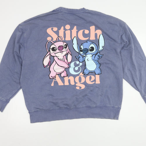 Primark Women's Stitch Blue L Sweatshirt Pullover