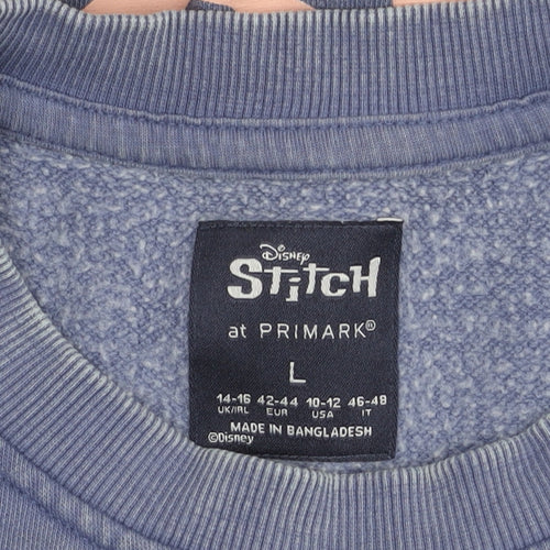 Primark Women's Stitch Blue L Sweatshirt Pullover
