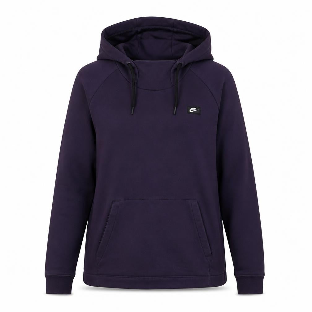 Front view of Nike Women's Purple Pullover Hoodie M - Activewear Essential