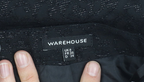 Warehouse Women's Black Pencil Skirt Size 8