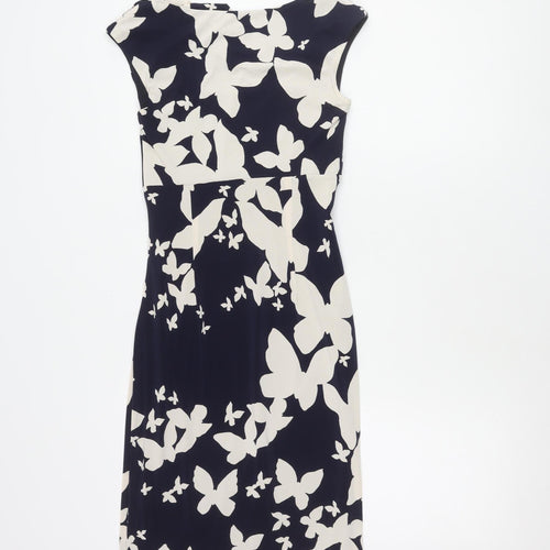 Phase Eight Women's Butterflies Multicoloured Dress Size 8