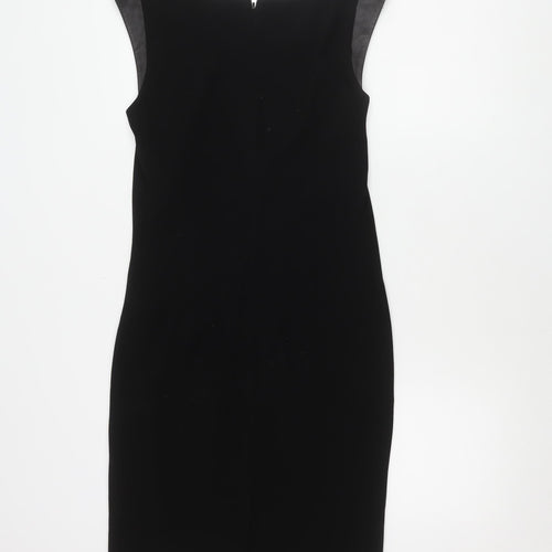 DKNY Women's Black Knee Length Formal Sheath Dress