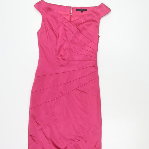 Coast Women's Pink Sheath Dress Size 8