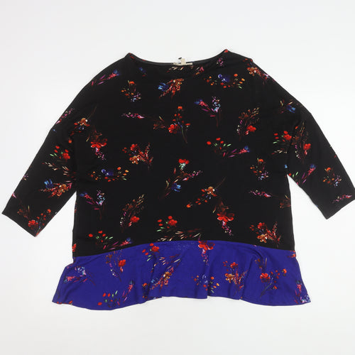 Phase Eight Women's Floral Top, Size 12, 3/4 Sleeve
