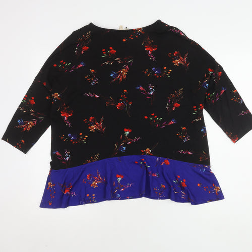Phase Eight Women's Floral Top, Size 12, 3/4 Sleeve