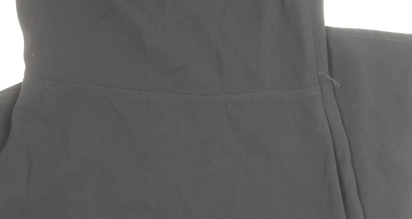 Coast Black A-Line Dress Women's Size 10 Sleeveless