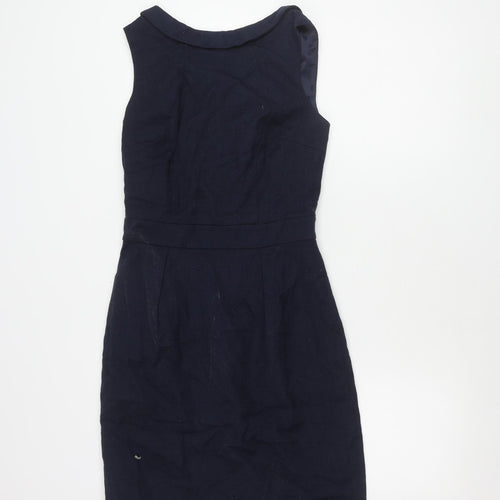 Boden Women's Blue Cotton Pencil Skirt Size 10