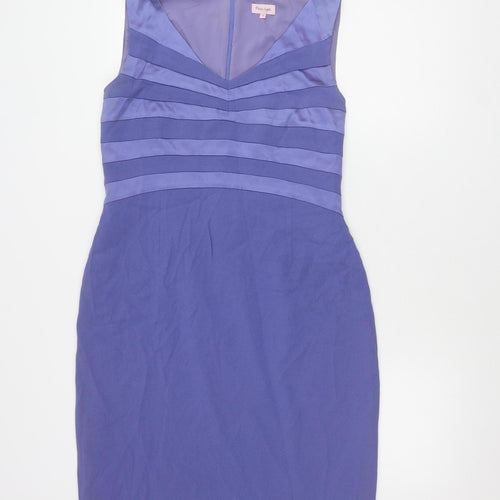 Phase Eight Women's Purple Sleeveless Dress, Size 14