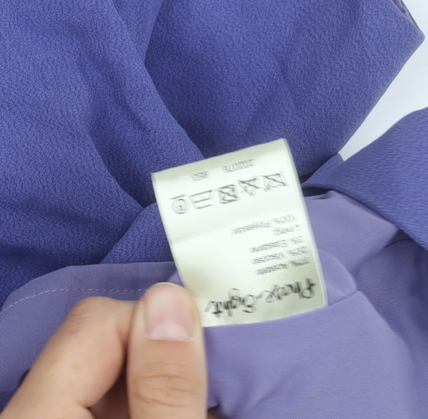 Phase Eight Women's Purple Sleeveless Dress, Size 14