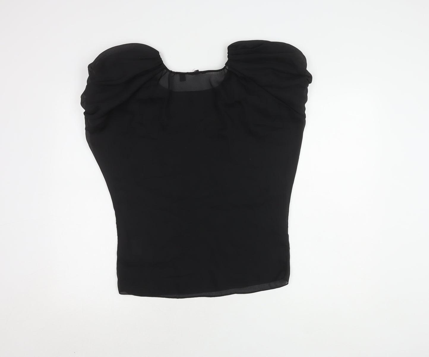 Ted Baker Women's Black Sequin Blouse, Size 10, Party-Ready