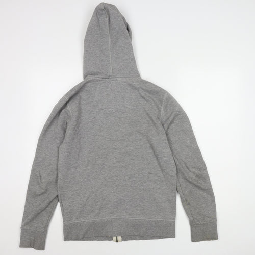 Jack & Jones Men's Grey Hooded Full Zip Jacket S