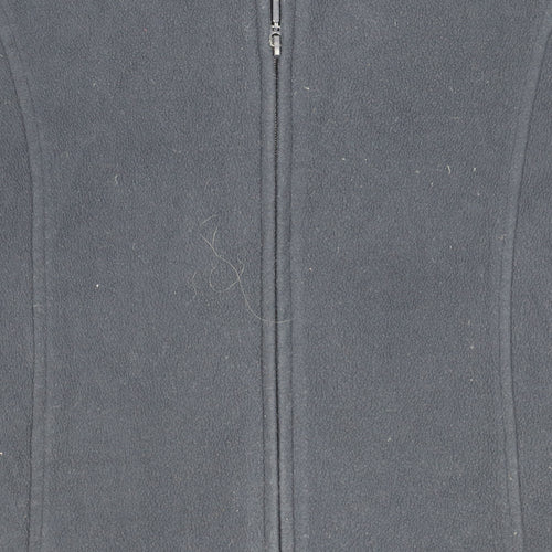 EWM Women's Blue Fleece Jacket M 14-16 Casual Full Zip