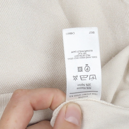 Berkertex Beige Women's Knit Jumper Size 10-12