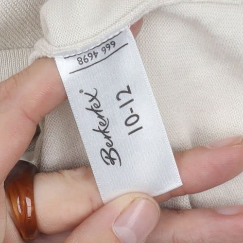 Berkertex Beige Women's Knit Jumper Size 10-12