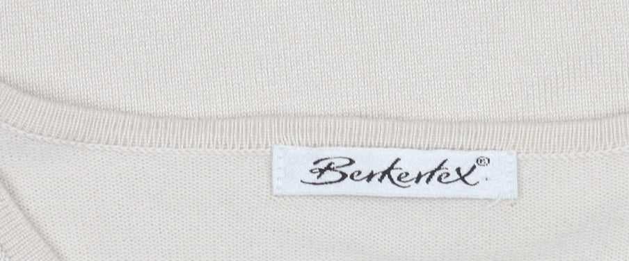 Berkertex Beige Women's Knit Jumper Size 10-12