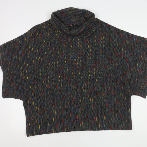 Roman Women's Multicoloured Cowl Neck Knit Jumper M