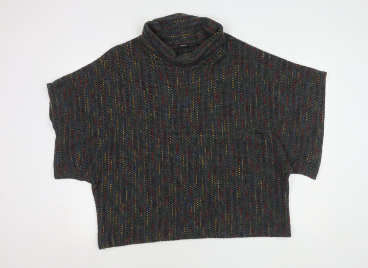 Roman Women's Multicoloured Cowl Neck Knit Jumper M