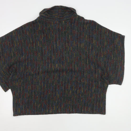 Roman Women's Multicoloured Cowl Neck Knit Jumper M